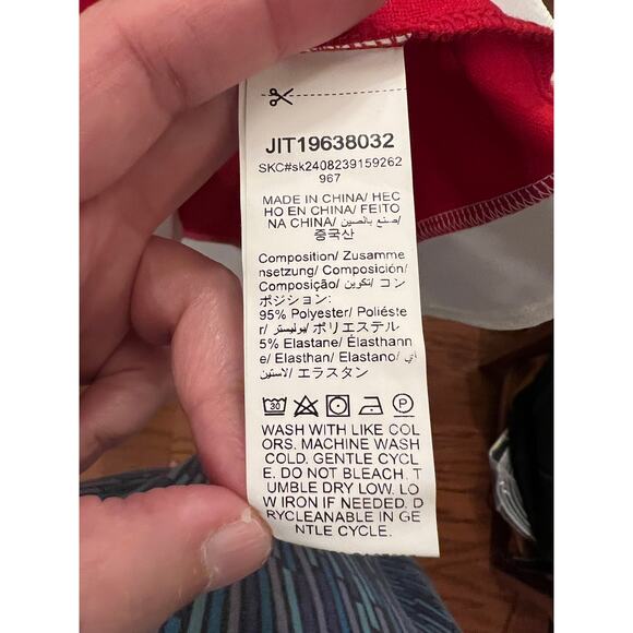 Girls Red Holiday Dress w/ White Bow Santa Style 13Y SHEIN - Picture 4 of 5